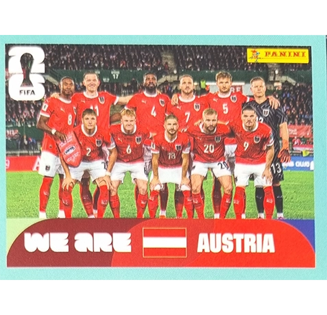 Panini FIFA World Cup 2026 Österreich Sticker AUT 1-20