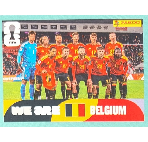 Panini FIFA World Cup 2026 Belgien Sticker BEL 1-20