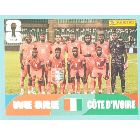 Panini FIFA World Cup 2026 Côte d’Ivoire Sticker CIV 1-20