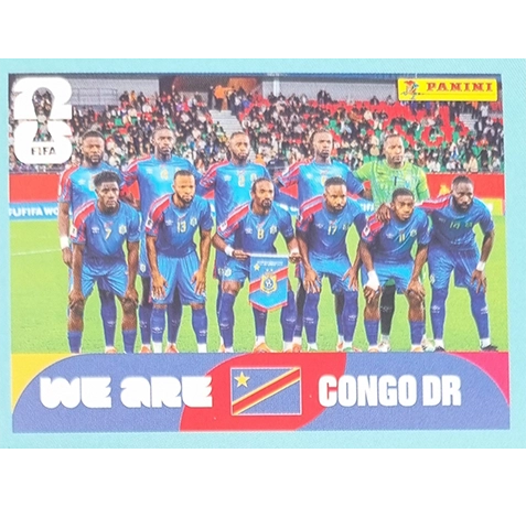 Panini FIFA World Cup 2026 Kongo DR Sticker COD 1-20