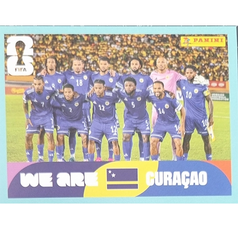 Panini FIFA World Cup 2026 Curacao Sticker CUW 1-20
