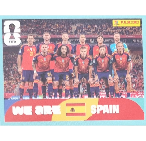 Panini FIFA World Cup 2026 Spanien Sticker ESP 1-20