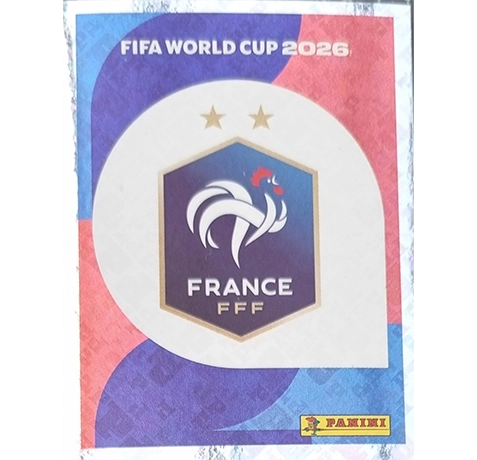 Panini FIFA World Cup 2026 Frankreich Glitzer Sticker FRA 1