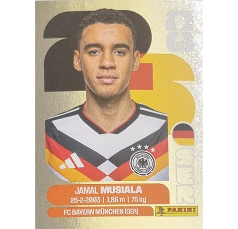 GER 15 Jamal Musiala DFB Spezial Sticker Panini FIFA World Cup 2026