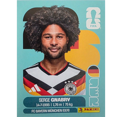 Panini FIFA World Cup 2026 Deutschland Sticker GER 16