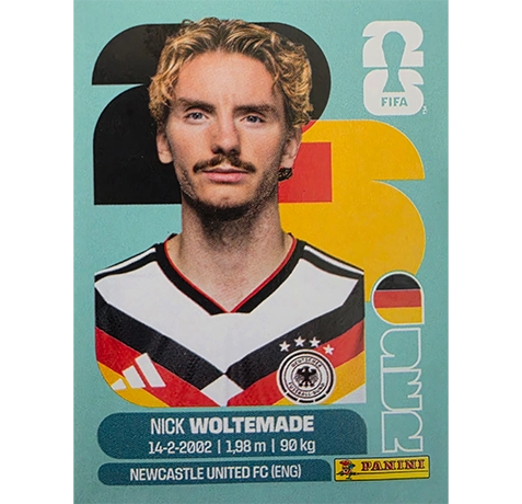 Panini FIFA World Cup 2026 Deutschland Sticker GER 20