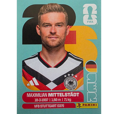 Panini FIFA World Cup 2026 Deutschland Sticker GER 9