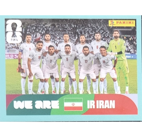 Panini FIFA World Cup 2026 Iran Sticker IRN 1-20
