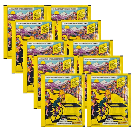 Panini Tour de France 2026 Sticker 10 Tüten mit 50 Stickern