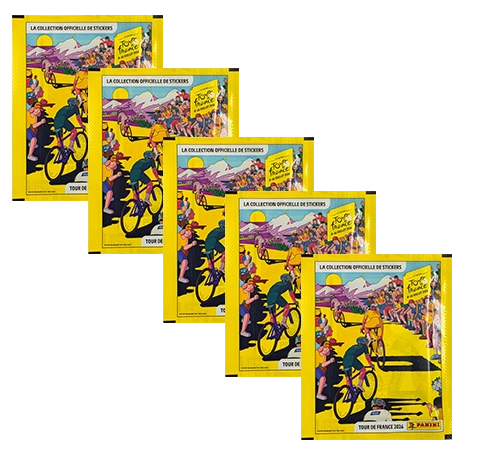 Panini Tour de France 2026 Sticker 5 Tüten mit 25 Stickern