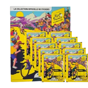 Panini Tour de France 2026 Sticker Album mit 10 Stickertüten und 50 Stickern