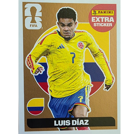 Panini FIFA World Cup 2026 Extra Sticker Bronze Diaz