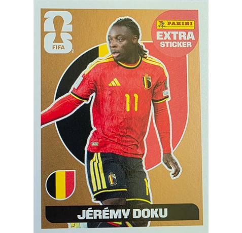 Panini FIFA World Cup 2026 Extra Sticker Bronze Doku