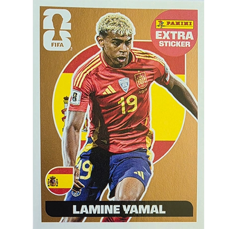 Panini FIFA World Cup 2026 Extra Sticker Bronze Yamal