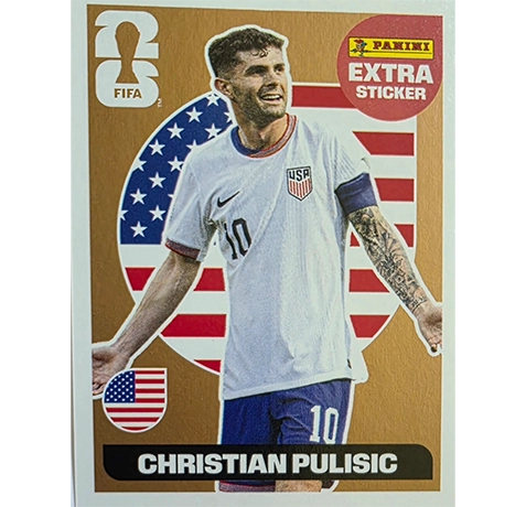 Panini FIFA World Cup 2026 Extra Sticker Bronze Pulisic