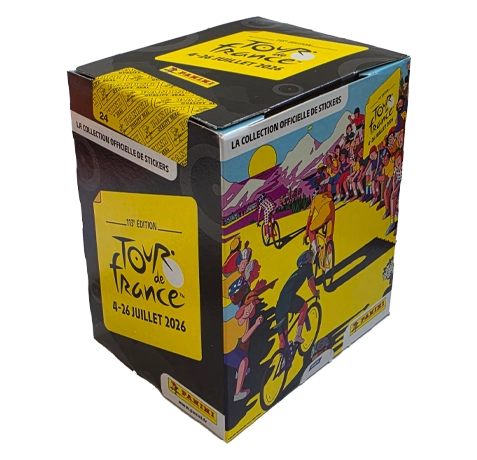 Panini Tour de France 2026 Sticker Display mit 36 Stickertüten und 180 Stickern