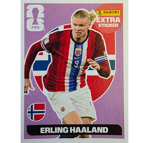 Panini FIFA World Cup 2026 Extra Sticker Purple Haaland