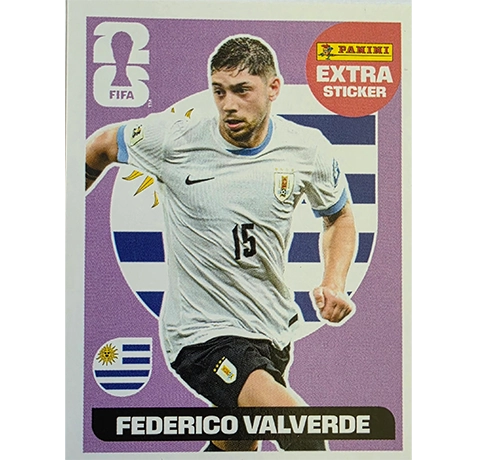 Panini FIFA World Cup 2026 Extra Sticker Purple Valverde