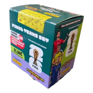 Panini FIFA World Cup 2026 Final Teams Set Vorderseite mit 80 Trading Cards und 2 Limited Edition Karten