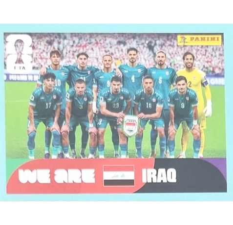Panini FIFA World Cup 2026 Irak Sticker IRQ 1-20