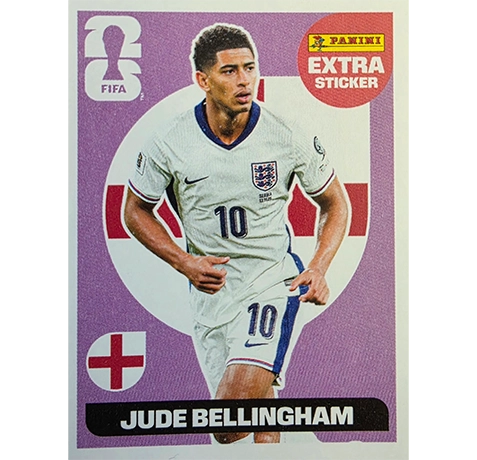 Panini FIFA World Cup 2026 Extra Sticker Purple Bellingham