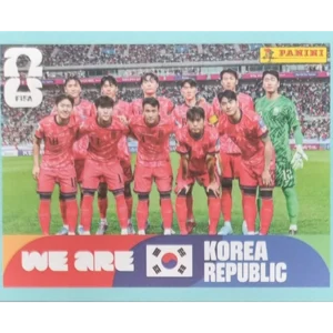 Panini FIFA World Cup 2026 Südkorea Sticker KOR 1-20