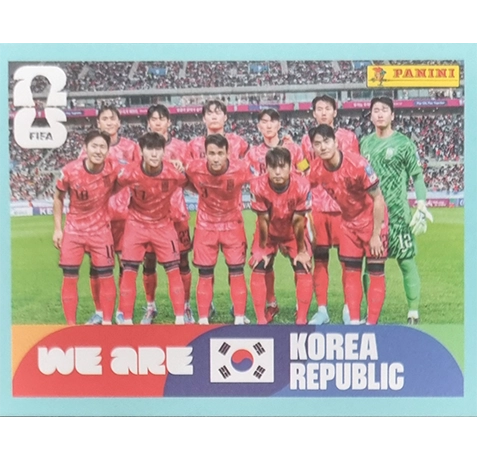 Panini FIFA World Cup 2026 Südkorea Sticker KOR 1-20