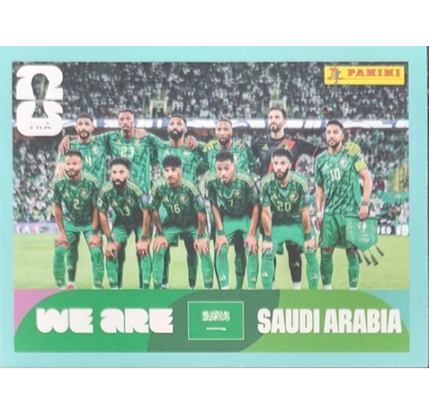 Panini FIFA World Cup 2026 Saudi-Arabien Sticker KSA 1-20