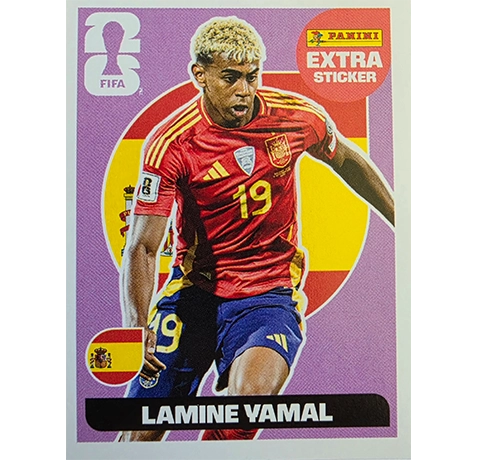 Panini FIFA World Cup 2026 Extra Sticker Purple Yamal
