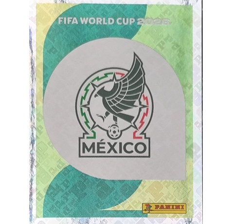 Panini FIFA World Cup 2026 Mexiko Glitzer Sticker MEX 1