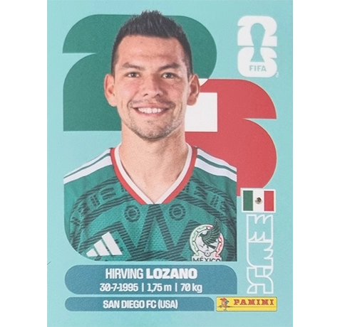 Panini FIFA World Cup 2026 Hirving Lozano Mexiko Sticker MEX 15
