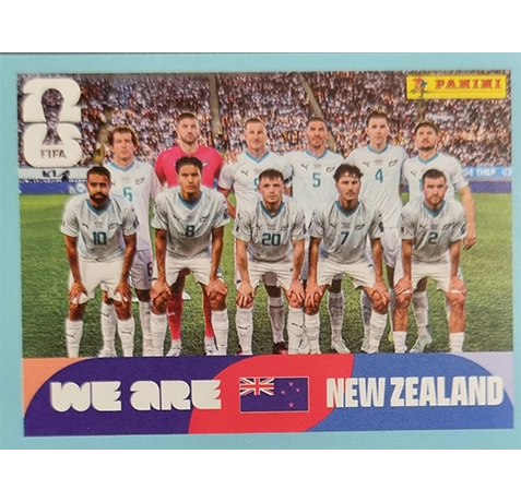 Panini FIFA World Cup 2026 Neuseeland Mannschaftsfoto Sticker NZL 13