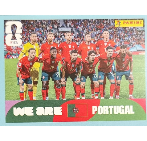 Panini FIFA World Cup 2026 Portugal Mannschaftsfoto Sticker POR 13