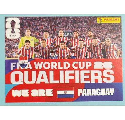 Panini FIFA World Cup 2026 Paraguay Mannschaftsfoto Sticker PAR 13