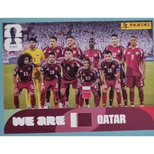 Panini FIFA World Cup 2026 Katar Mannschaftsfoto Sticker QAT 13