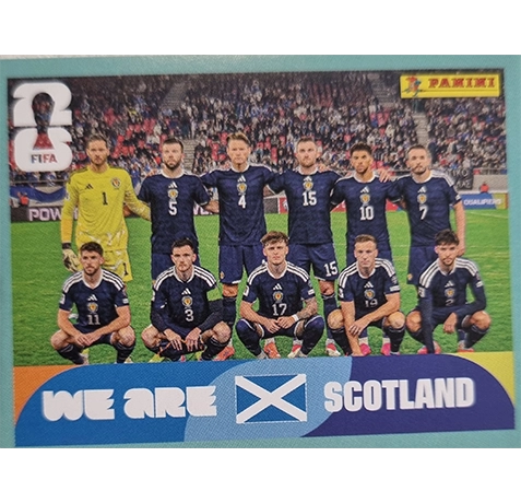 Panini FIFA World Cup 2026 Schottland Sticker SCO 1-20
