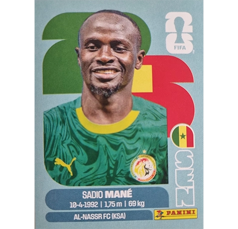 Panini FIFA World Cup 2026 Sadio Mané Senegal Sticker SEN 15
