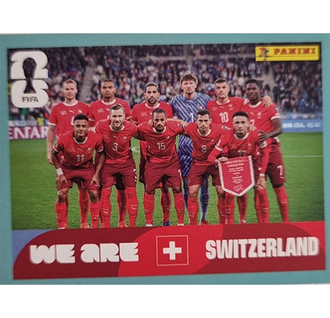Panini FIFA World Cup 2026 Schweiz Mannschaftsfoto Sticker SUI 13
