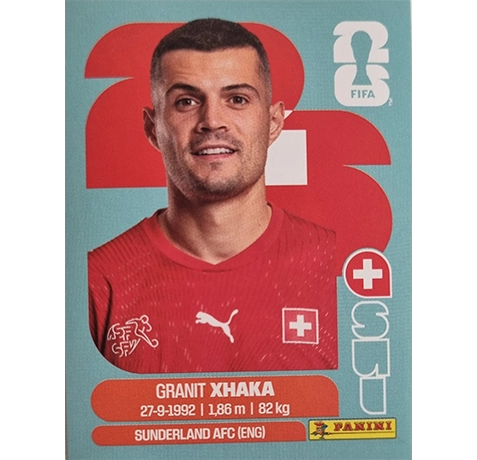 Panini FIFA World Cup 2026 Granit Xhaka Schweiz Sticker SUI 9
