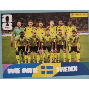 Panini FIFA World Cup 2026 Schweden Mannschaftsfoto Sticker SWE 13 Nationalmannschaft Teamfoto