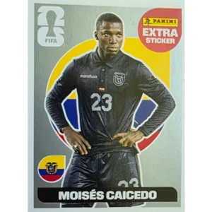 Panini FIFA World Cup 2026 Moisés Caicedo Silver Extra Sticker