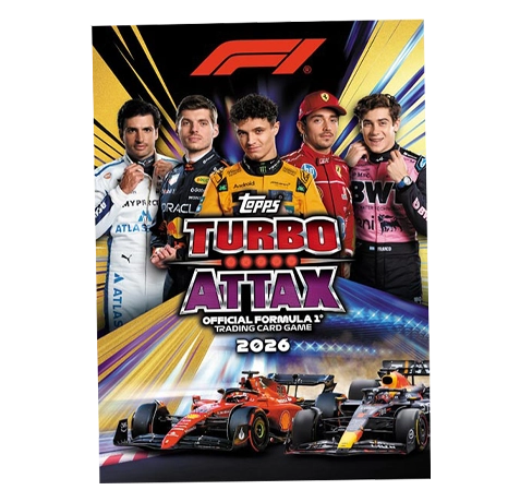 Topps Turbo Attax 2026 Starterpack mit Sammelmappe und 21 Karten
