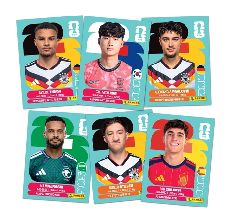 Stars im Panini FIFA World Cup 2026 Sticker Update Set