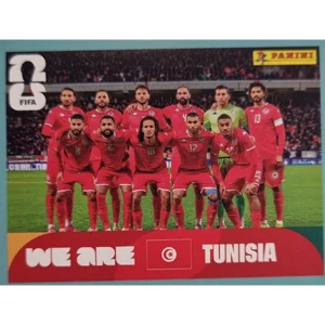 Road to FIFA World Cup 2026 Tunesien Teamfoto Glitzer Sticker TUN 13