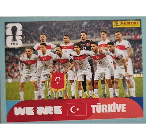 Panini FIFA World Cup 2026 Türkei Mannschaftsfoto Sticker TUR 13 Teamfoto Nationalmannschaft
