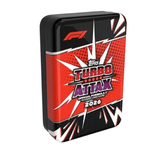 Topps Turbo Attax 2026 Mega Tin Guardians of the Grid mit 48 Karten