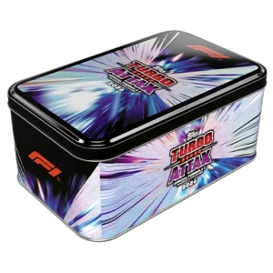 Topps Turbo Attax 2026 Super Tin Greats of the Grid mit 72 Karten