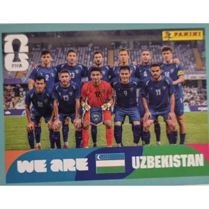 Panini FIFA World Cup 2026 Usbekistan Teamfoto Sticker UZB 13