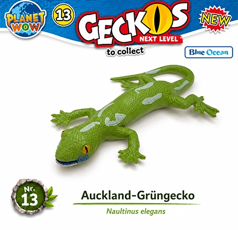 Auckland-Grüngecko Nr. 13 im natürlichen Lebensraum