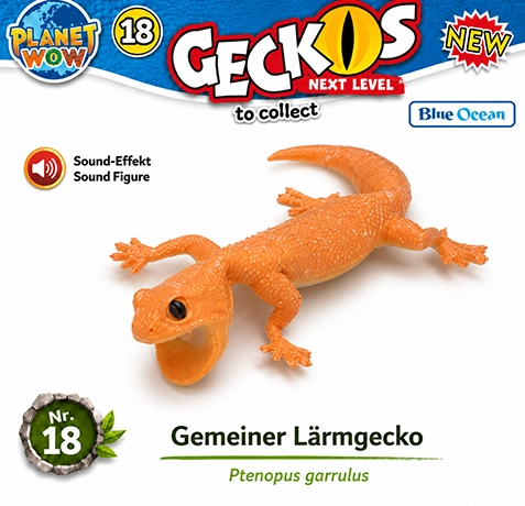 Gemeiner Lärmgecko Nr. 18 mit Sound Effect
